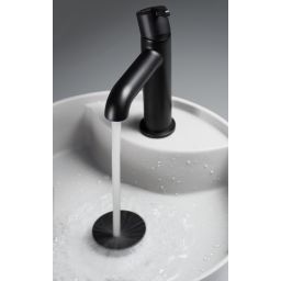 Deante Silia umywalka 36x36 cm okrągła nablatowa biała CQS_AU4B