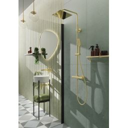 Deante Silia umywalka 36x36 cm okrągła nablatowa biała CQS_AU4S