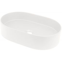 Deante Silia umywalka 55x35 cm owalna nablatowa biała CQS_AU6S