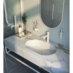 Deante Silia umywalka 58x39 cm owalna podblatowa biała CQS_AU6U