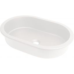 Deante Silia umywalka 58x39 cm owalna podblatowa biała CQS_AU6U