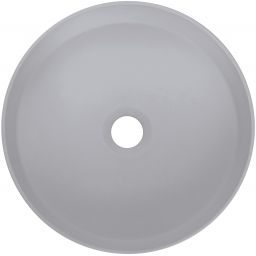 Deante Silia umywalka 36x36 cm okrągła nablatowa szary/kamień CQS_SU4S