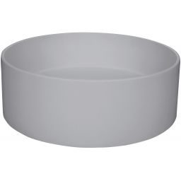 Deante Silia umywalka 36x36 cm okrągła nablatowa szary/kamień CQS_SU4S