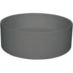 Deante Silia umywalka 36x36 cm okrągła nablatowa antracyt CQS_TU4S