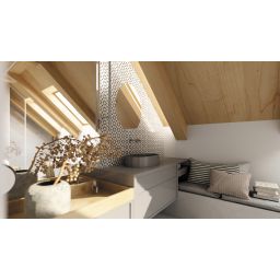 Deante Silia umywalka 55x35 cm owalna nablatowa antracyt CQS_TU6S