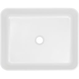 Deante Temisto umywalka 50x40 cm prostokątna nablatowa biała CQT_AU5S