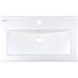 Deante Tubo umywalka 61,5x36 cm prostokątna meblowa biała CTU_636M