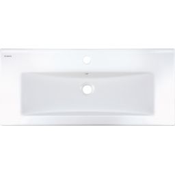 Deante Tubo umywalka 81,5x36 cm prostokątna meblowa biała CTU_638M