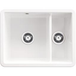 Deante Lumi zlewozmywak ceramiczny 55,5x43 cm biały ZCU_6503