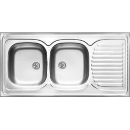 Deante Tango zlewozmywak stalowy 120x60 cm satyna/stal ZE60210