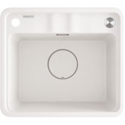 Deante Momi zlewozmywak granitowy 50x44 cm biały ZKM_A103