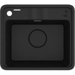 Deante Momi zlewozmywak granitowy 50x44 cm grafitowy ZKM_G103