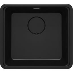 Deante Momi zlewozmywak granitowy 50x45 cm czarny ZKM_N10A
