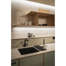 Deante Momi zlewozmywak granitowy 50x45 cm czarny ZKM_N10A