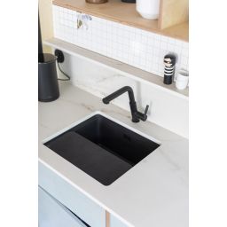 Deante Momi zlewozmywak granitowy 50x45 cm czarny ZKM_N10A