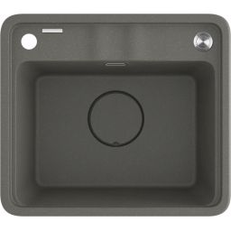 Deante Momi zlewozmywak granitowy 50x44 cm antracyt ZKM_T103