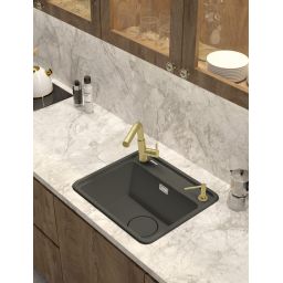 Deante Momi zlewozmywak granitowy 50x44 cm antracyt ZKM_T103