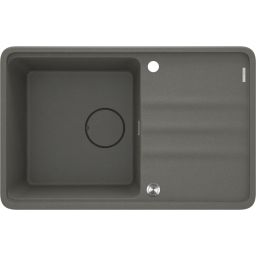 Deante Momi zlewozmywak granitowy 78x50 cm antracyt ZKM_T113