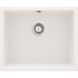 Deante Corda zlewozmywak granitowy 49x40 cm biały ZQA_A10C