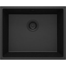 Deante Corda zlewozmywak granitowy 49x40 cm grafitowy mat ZQA_G10C