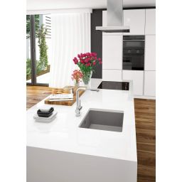 Deante Corda zlewozmywak granitowy 49x40 cm szary/grafitowy/onyx ZQA_S10C