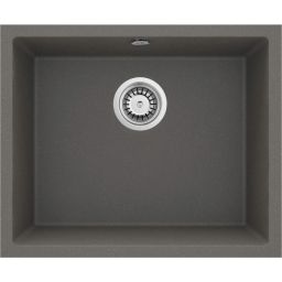 Deante Corda zlewozmywak granitowy 49x40 cm antracyt ZQA_T10C