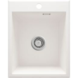 Deante Eridan zlewozmywak granitowy 50x40 cm biały ZQE_A104