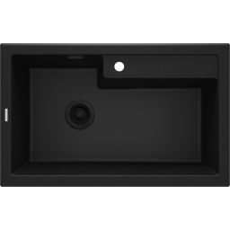 Deante Eridan zlewozmywak granitowy 80x50 cm grafitowy mat ZQE_G10B