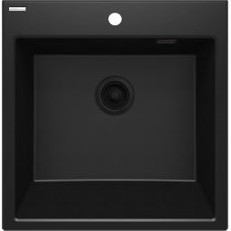 Deante Eridan zlewozmywak granitowy 61x60 cm nero ZQE_N10K