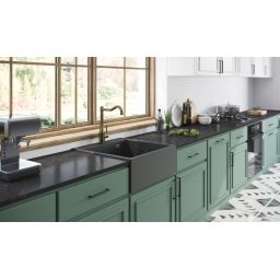 Deante Eridan zlewozmywak granitowy 61x60 cm antracyt ZQE_T10K