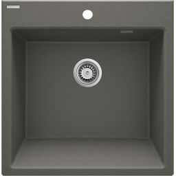Deante Eridan zlewozmywak granitowy 61x60 cm antracyt ZQE_T10K