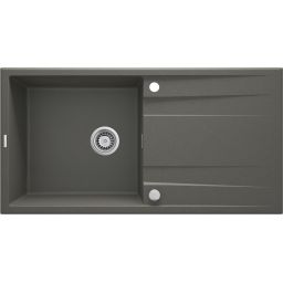 Deante Eridan zlewozmywak granitowy 100x52 cm wpuszczany antracyt mat ZQET713