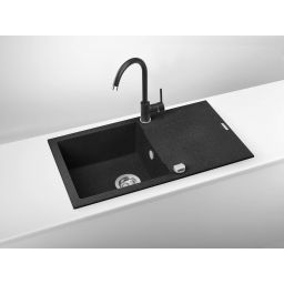 Deante Evora zlewozmywak granitowy 78x44 cm grafitowy mat ZQJ_2113