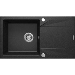 Deante Evora zlewozmywak granitowy 78x44 cm grafitowy mat ZQJ_2113