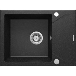 Deante Evora zlewozmywak granitowy 59x44 cm grafitowy mat ZQJ_211A