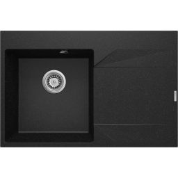 Deante Evora zlewozmywak granitowy 76x50 cm grafitowy ZQJ_211P