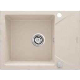 Deante Evora zlewozmywak granitowy 59x44 cm beżowy ZQJ_511A