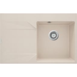 Deante Evora zlewozmywak granitowy 76x50 cm beżowy ZQJ_511L