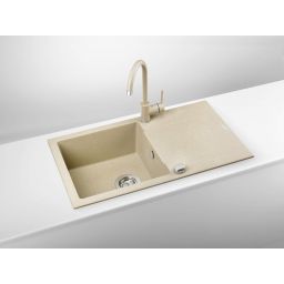 Deante Evora zlewozmywak granitowy 78x44 cm beżowy ZQJ_7113