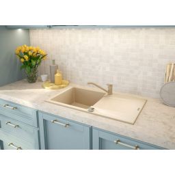 Deante Evora zlewozmywak granitowy 78x44 cm beżowy ZQJ_7113