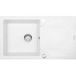 Deante Evora zlewozmywak granitowy 78x44 cm biały ZQJ_A113