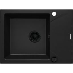 Deante Evora zlewozmywak granitowy 59x44 cm czarny ZQJ_N11A