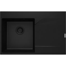 Deante Evora zlewozmywak granitowy 76x50 cm czarny ZQJ_N11P
