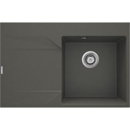 Deante Evora zlewozmywak granitowy 76x50 cm antracyt ZQJ_T11L