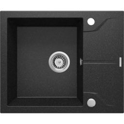 Deante Andante zlewozmywak granitowy 59x49 cm grafitowy ZQN211A