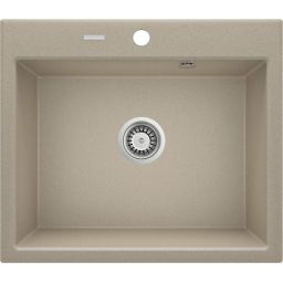 Deante Andante zlewozmywak granitowy 60x52 cm beżowy ZQN_7103
