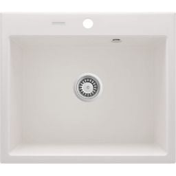 Deante Andante zlewozmywak granitowy 60x52 cm biały ZQN_A103