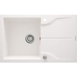 Deante Andante zlewozmywak granitowy 78x49 cm biały ZQN_A113