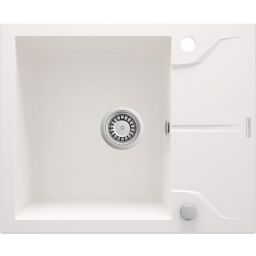 Deante Andante zlewozmywak granitowy 59x49 cm biały ZQN_A11A