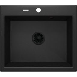 Deante Andante zlewozmywak granitowy 60x52 cm grafitowy mat ZQN_G103